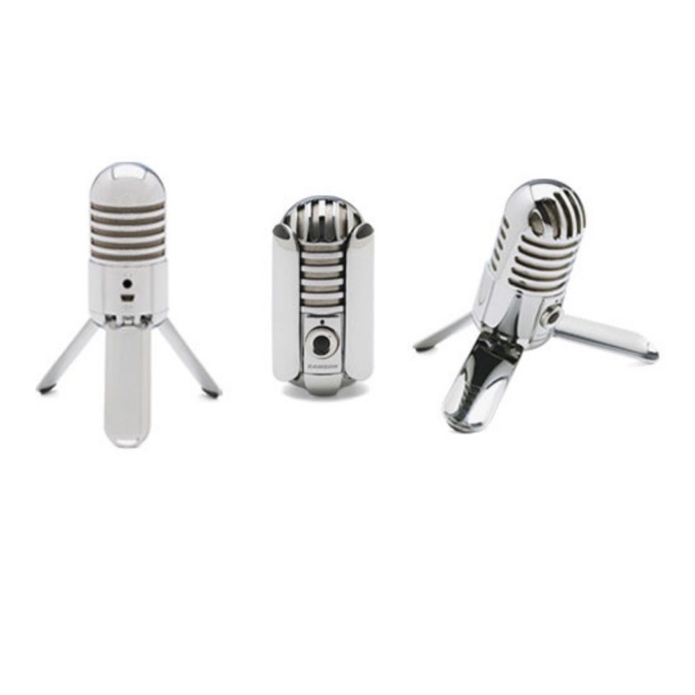 Silver Portable USB Microphone - Picture 2 of 7